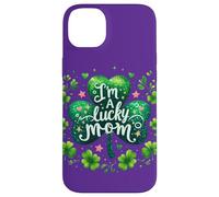 Custodia per iPhone 14 Plus Shamrock Saint Irish Patrick Clover Mamma Lucky Holiday
