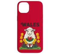 Custodia per iPhone 14 Plus Sheep Support Galles St Davids Day Design