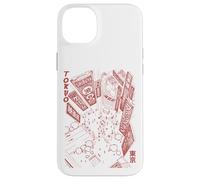 Custodia per iPhone 14 Plus Shibuya giapponese che Attraversa il Paesaggio Urbano di