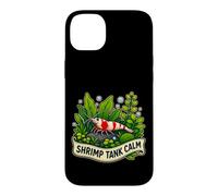 Custodia per iPhone 14 Plus SHRIMP TANK CALM Gamberetto Piante Acquatiche Bolle