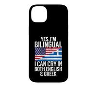 Custodia per iPhone 14 Plus Sì, sono bilingue, posso piangere sia in inglese che in greco