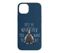 Custodia per iPhone 14 Plus Sii semplicemente quello che vuoi, paffuto tapiro Unicorno