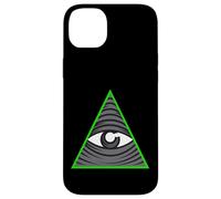 Custodia per iPhone 14 Plus Simbolo occulto della piramide dell'occhio che vede tutto