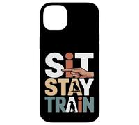 Custodia per iPhone 14 Plus Sit Stay Train Dog Obbedience Trainer