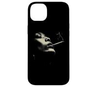 Custodia per iPhone 14 Plus Smoky Jazz Man Minimal Face Portrait Estetica