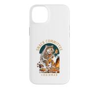 Custodia per iPhone 14 Plus Snack Committee Chairman, Raccoon Camping Humor