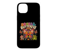 Custodia per iPhone 14 Plus Sociale Farfalla Hippie Fiore Potenza Pace Vibes Ragazze Felice