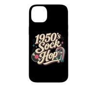 Custodia per iPhone 14 Plus Sock Hop Jukebox Dance anni '50