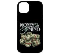 Custodia per iPhone 14 Plus Soldi nella mia mente, trambusto, grind, rap, contanti, ottenere soldi, droga