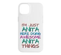 Custodia per iPhone 14 Plus Solo Anita Fare Impressionante Anita Cose Divertente
