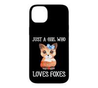 Custodia per iPhone 14 Plus Solo Una Ragazza Che Ama Le Volpi Slogan Carino Della Volpe