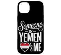 Custodia per iPhone 14 Plus Someone In Yemen Loves Me Long Distance Romance