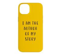 Custodia per iPhone 14 Plus Sono l'autore della mia storia Motivating Statement Inspiring