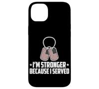 Custodia per iPhone 14 Plus Sono più forte perché ho servito donne veterane donne patriottiche