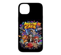 Custodia per iPhone 14 Plus Space Cats Galactic Adventure Cosmic Cartoon