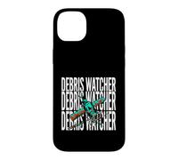 Custodia per iPhone 14 Plus Space Junk Debris Watcher Satellite Tracker