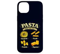 Custodia per iPhone 14 Plus Spaghetti Fusilli Farfalle Rigatoni Guida Cucina Italiana