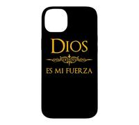Custodia per iPhone 14 Plus Spagnolo, Espanol Design religioso Dios es mi Fuerza