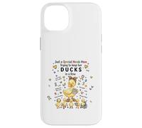 Custodia per iPhone 14 Plus Special Needs Mom Autism Caregivers Cute Mama Duck