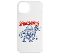 Custodia per iPhone 14 Plus Spinosauro Illustrazione Dinosauro Bambini