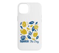 Custodia per iPhone 14 Plus Squeeze The Day Lemon Citrus Retro Summer Motivational