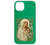 Custodia per iPhone 14 Plus St Brigid Art Nouveau Halo e Bucaneve