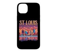 Custodia per iPhone 14 Plus st. louis, gateway, arco, missouri, paesaggio urbano, orizzonte