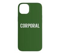 Custodia per iPhone 14 Plus Stampa frontale ufficiale delle forze armate grado caporale