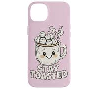 Custodia per iPhone 14 Plus Stay Toasted Cute Hot Chocolate Marshmallow Tazza Cozy W