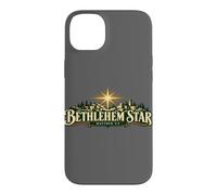 Custodia per iPhone 14 Plus Stella di Betlemme ispirata alla scrittura cristiana di Natale