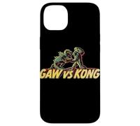 Custodia per iPhone 14 Plus Stencil Mash Geek tra King Kong Skull Island e Gaw MonsterVerse