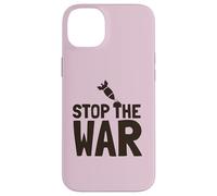 Custodia per iPhone 14 Plus Stop the War Peace Protest Messaggio Anti Lotta