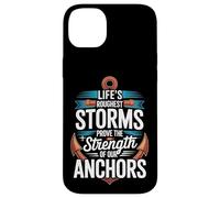Custodia per iPhone 14 Plus Storms Reveal The Strength Of Our Anchors -