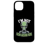 Custodia per iPhone 14 Plus Strano Divertente Im Not From Around Here Alien Costume