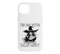 Custodia per iPhone 14 Plus Strega oscura, mistica figura femminile, streghe magiche
