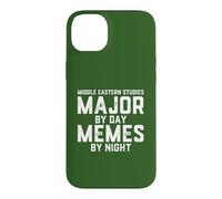 Custodia per iPhone 14 Plus Studi mediorientali importanti di giorno Memes Night Vicino Oriente