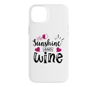 Custodia per iPhone 14 Plus Sunshine & Wine Book Club Merch,Read Between the Wines Women