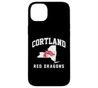 Custodia per iPhone 14 Plus SUNY Cortland Red Dragons New York State