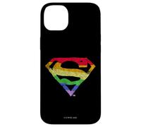 Custodia per iPhone 14 Plus Superman Rough Rainbow Pride Logo