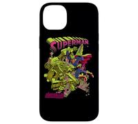 Custodia per iPhone 14 Plus Superman Versus Metallo Blacklight