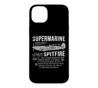 Custodia per iPhone 14 Plus Supermarine Spitfire British WW2 Fighter Plane