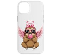 Custodia per iPhone 14 Plus Sweet Valentine's Day Sloth Angel With Pink Wings