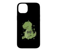 Custodia per iPhone 14 Plus T-Rex Dino con Manubri fa Fitness