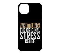 Custodia per iPhone 14 Plus Tagliare l'originale Stress Relief Carving