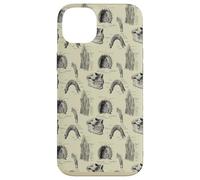 Custodia per iPhone 14 Plus Tema Dentale Vintage Denti Umani Anatomia Grafica