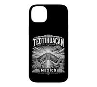 Custodia per iPhone 14 Plus Teotihuacan Città del Messico degli Dei Antica Piramide Art