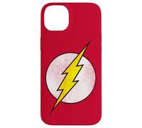 Custodia per iPhone 14 Plus The Flash Logo Distressed White & Yellow