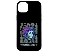 Custodia per iPhone 14 Plus The Medusa Effect Greco Mitologia Gorgone Statua Pietra Serpente