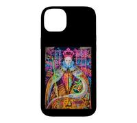 Custodia per iPhone 14 Plus The Queen, Cool Hand Drawn Graffiti Queen Cartoon Graphic