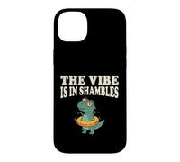 Custodia per iPhone 14 Plus The Vibe is in Shambles Dinosaur Mental Health Awareness